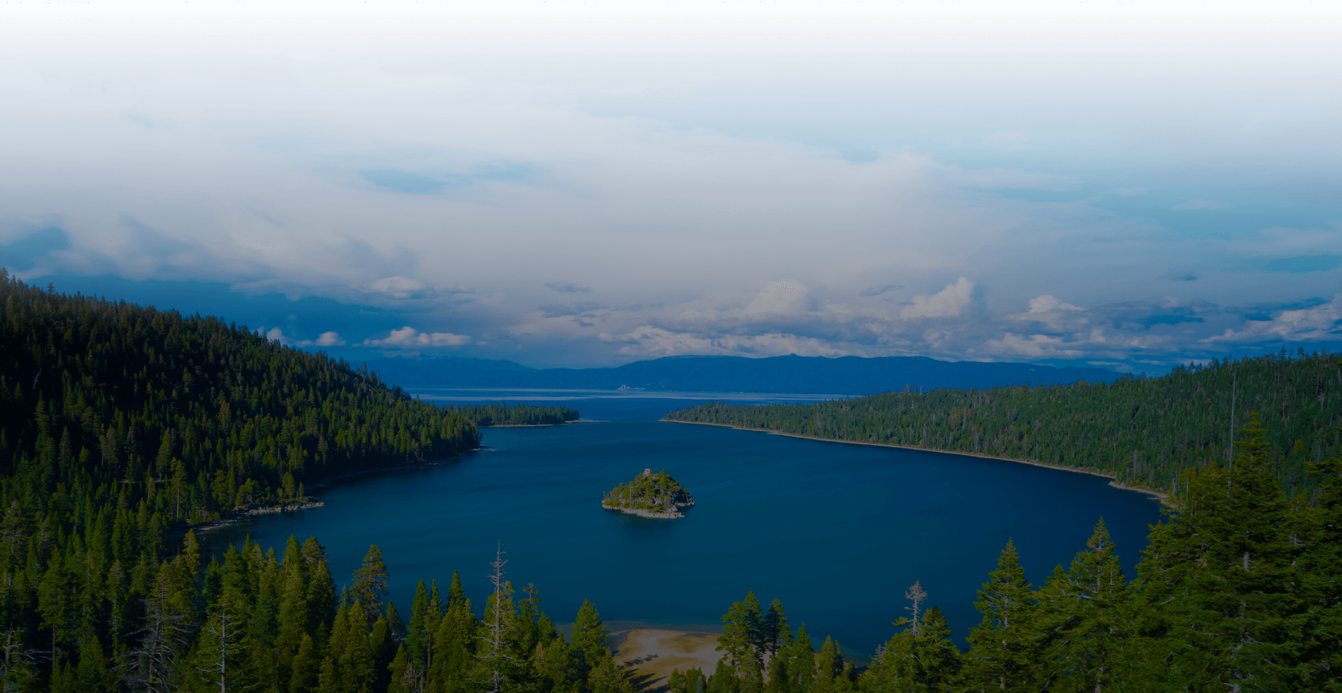 Summer view of Lake Tahoe