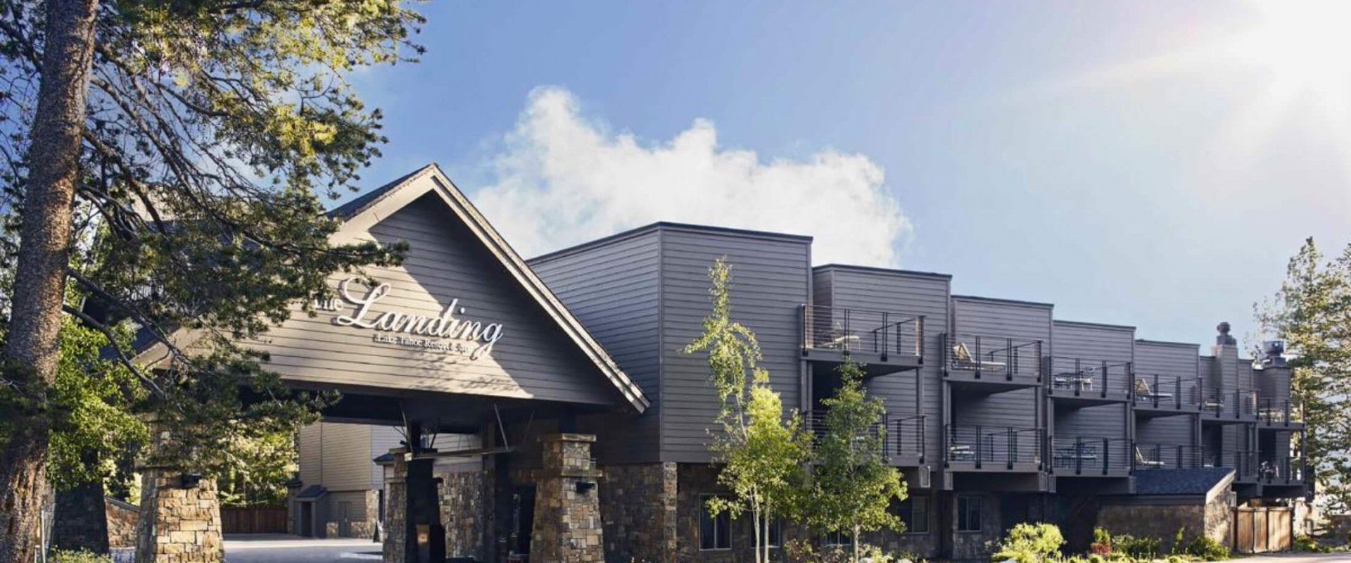 Exterior of the Landing Resort and Spa building