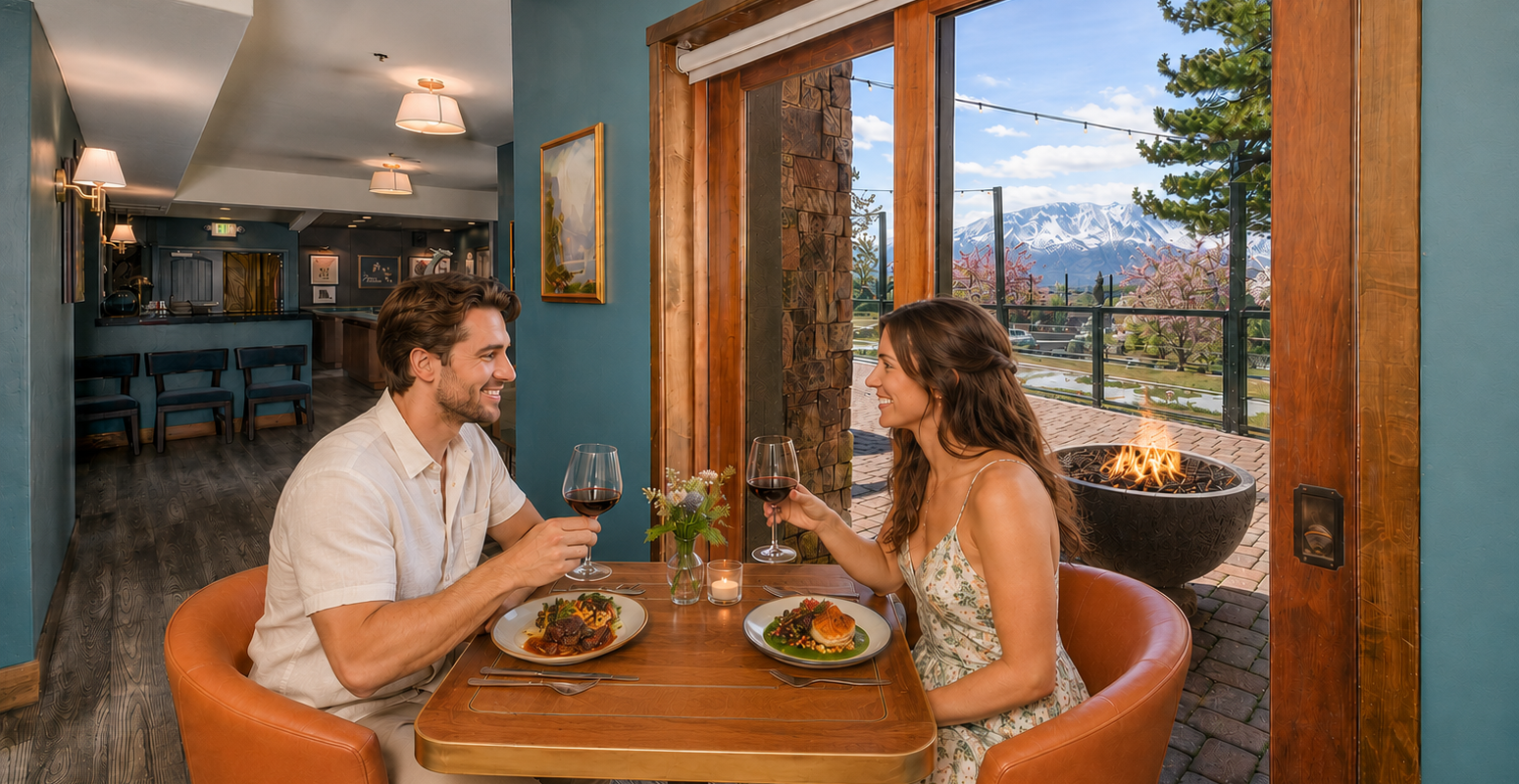 Lakeside Dining_Couple with View