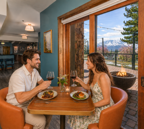 Lakeside Dining_Couple with View