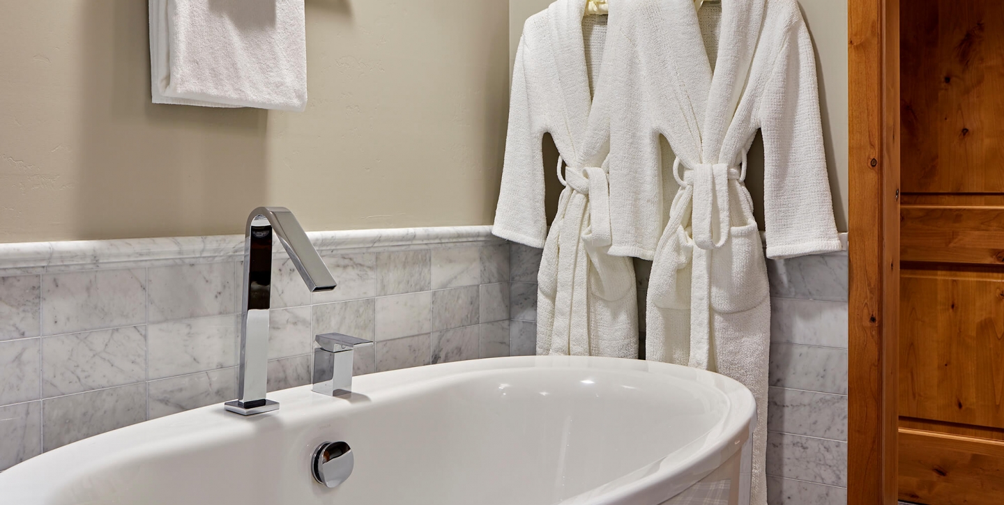 Two Bathrobes from The Lakefront 1 Bedroom at The Landing Lake Tahoe