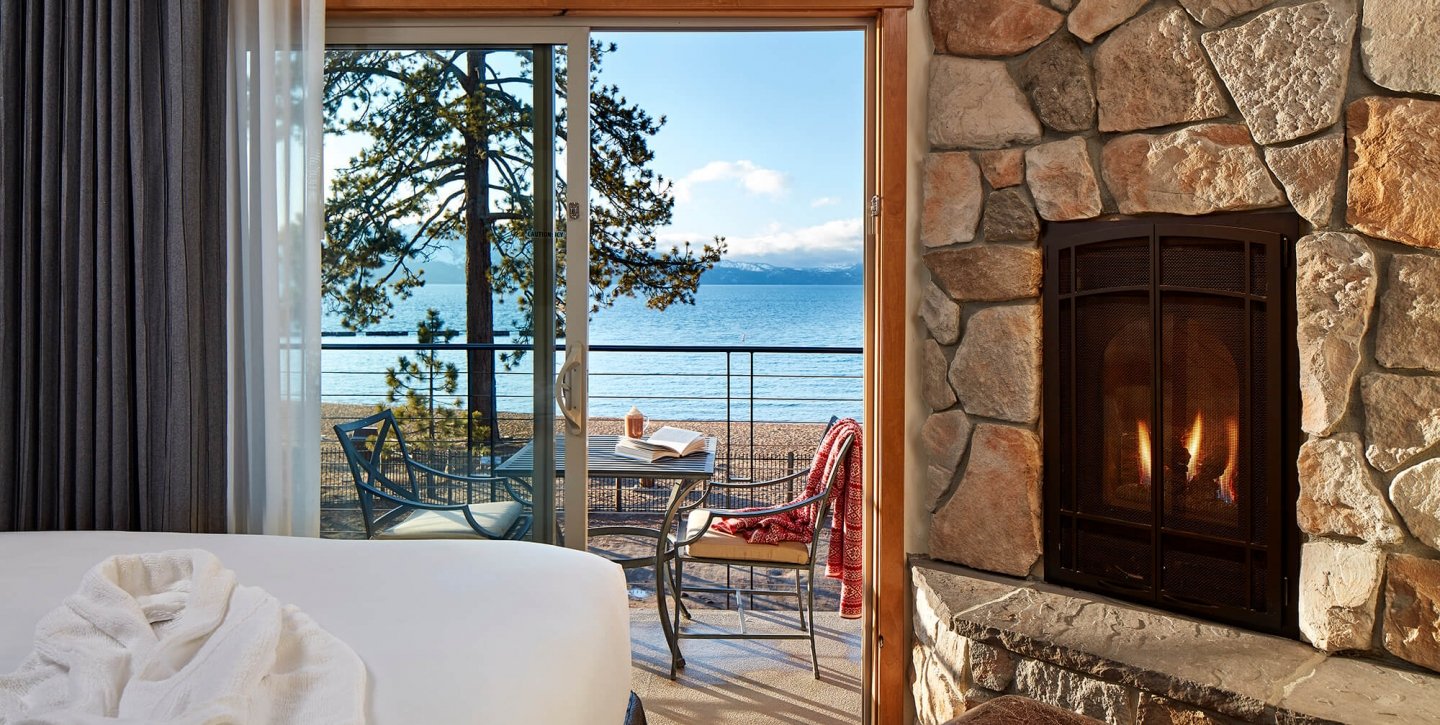 Lake Tahoe from the Balcony of a Superior Lakeview Room at The Landing Lake Tahoe