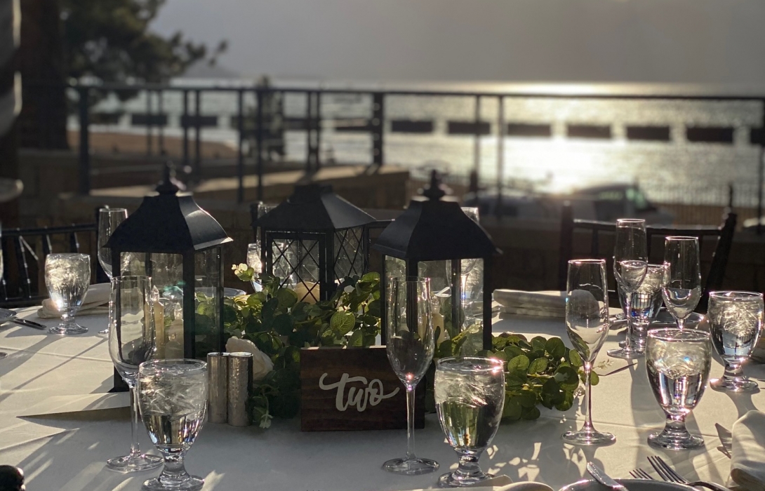 Wedding venue on the water at The Landings