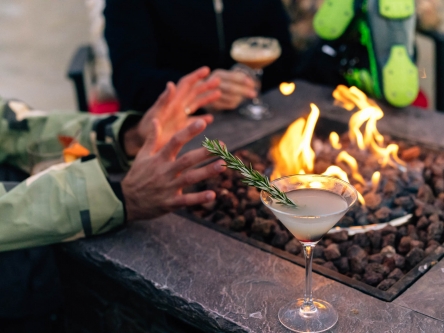 The Landing Tahoe Fire pit