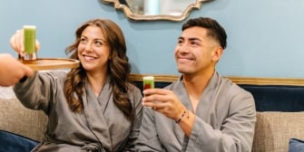 Wellness shots at the spa