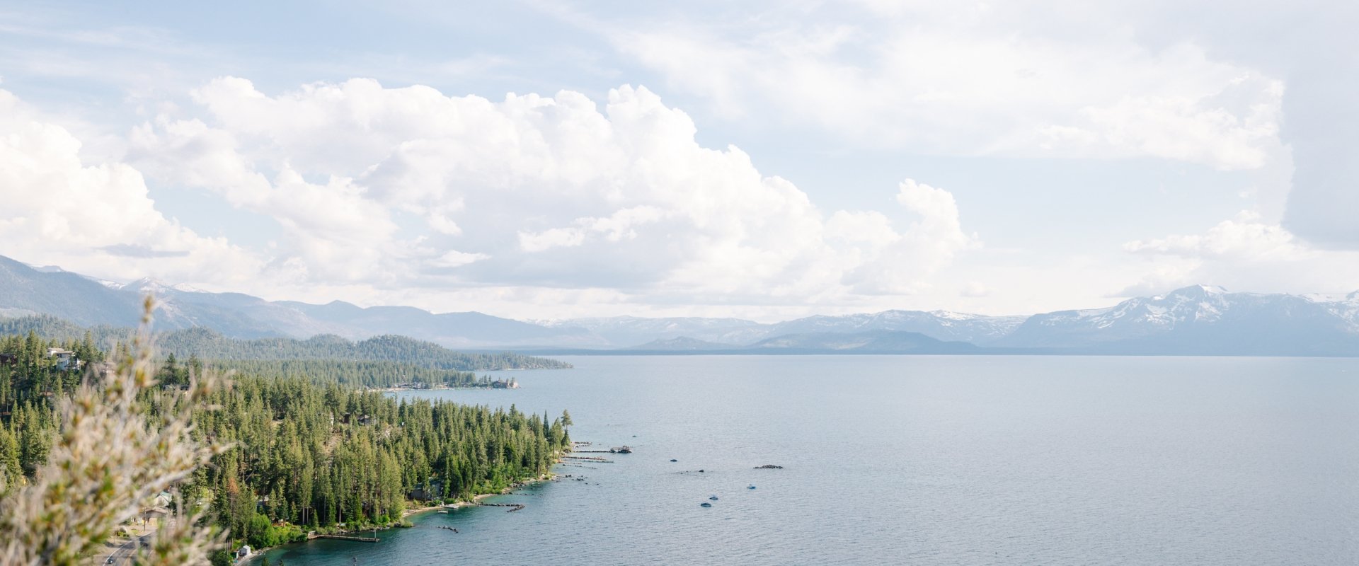 Lake Tahoe mountain views