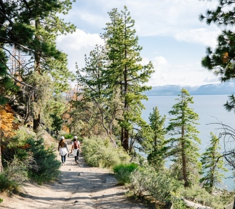 Hiking in Lake Tahoe