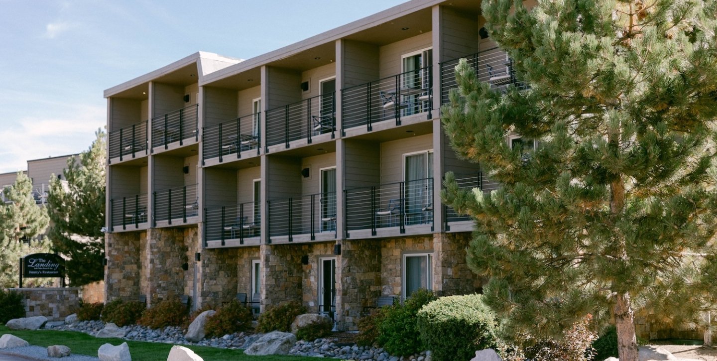 Back view of The Landing Tahoe