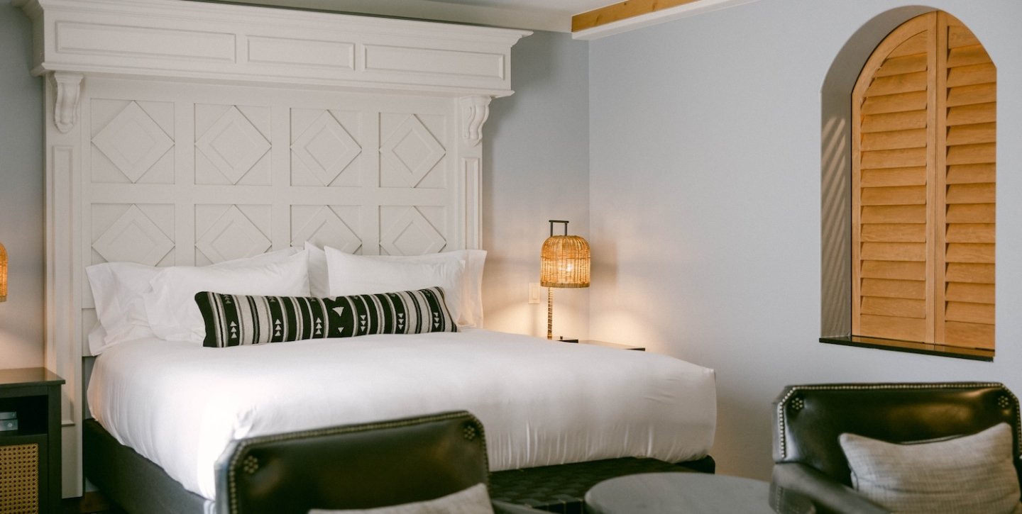 Superior King Bedroom at The Landing Lake Tahoe