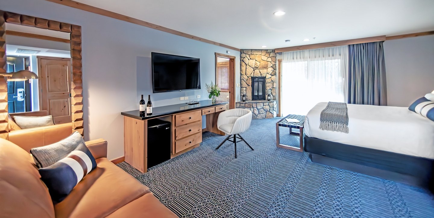 Superior King Bedroom at The Landing Lake Tahoe