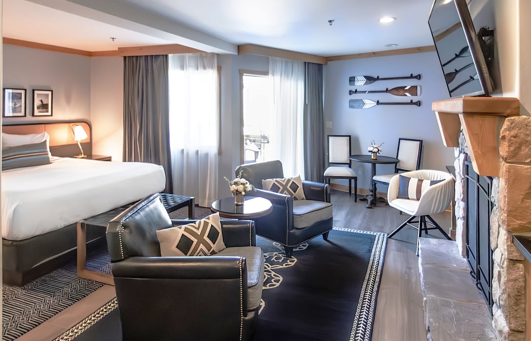 Superior King Bedroom at The Landing Lake Tahoe