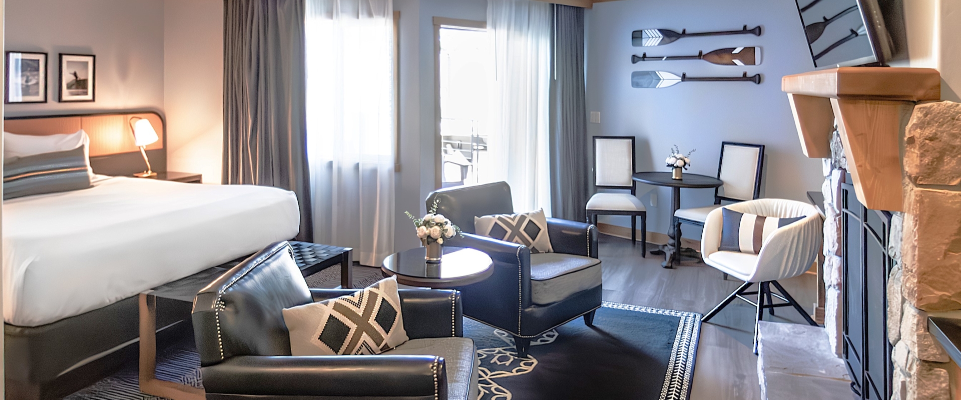 Superior King Bedroom at The Landing Lake Tahoe