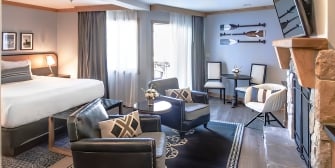Superior King Bedroom at The Landing Lake Tahoe