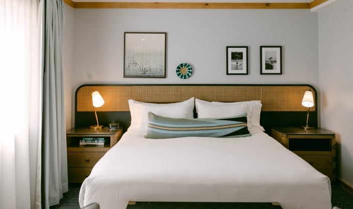 Superior King Bed at The Landing Lake Tahoe