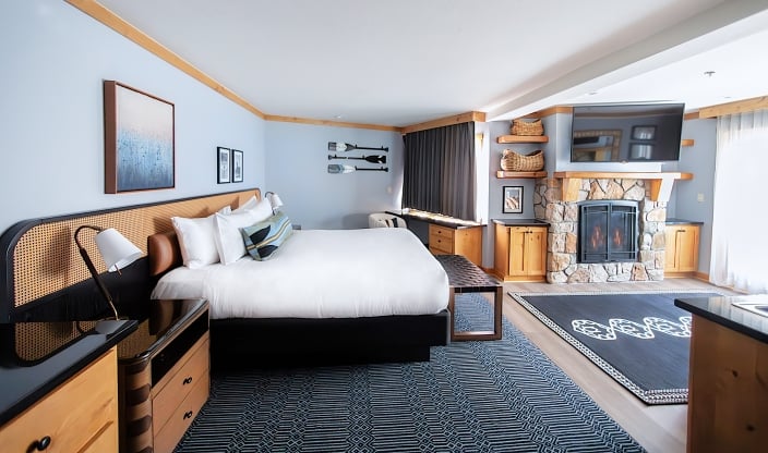 Superior King Bedroom at The Landing Lake Tahoe