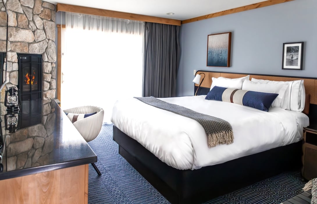Superior King Bedroom at The Landing Lake Tahoe