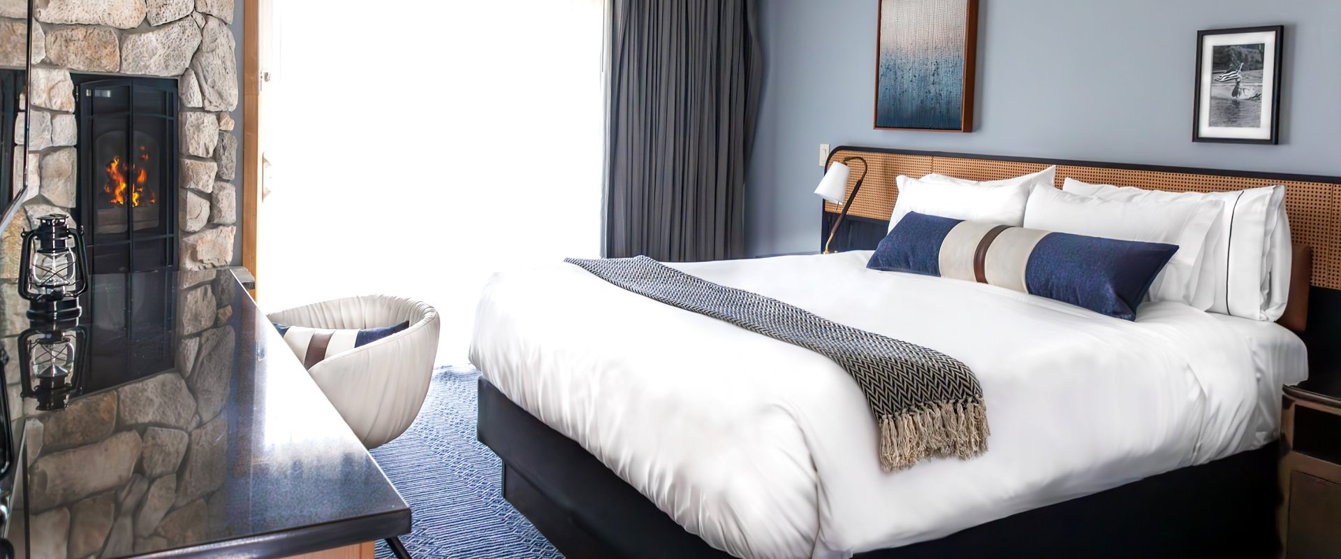 Superior King Bedroom at The Landing Lake Tahoe