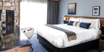 Superior King Bedroom at The Landing Lake Tahoe