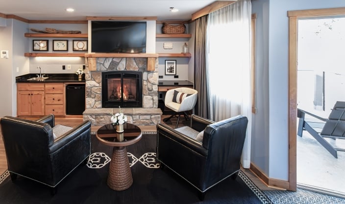 Superior King Bedroom at The Landing Lake Tahoe