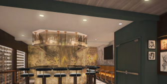 Lakeside Dining Bar Rendering