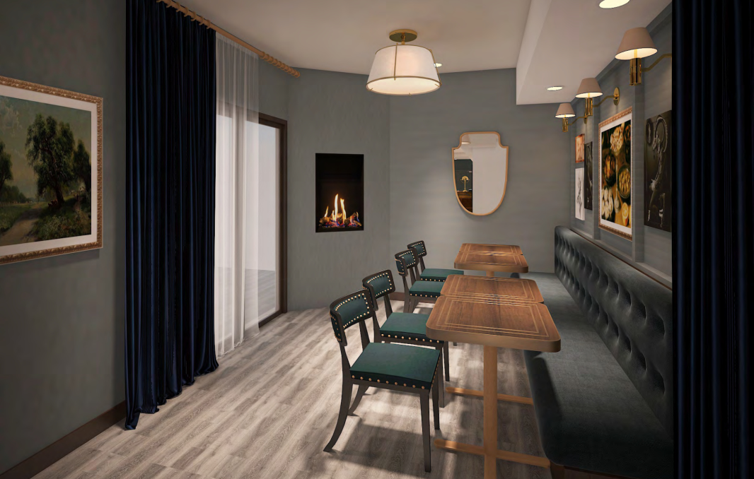 Landing Lakeside Dining Interior