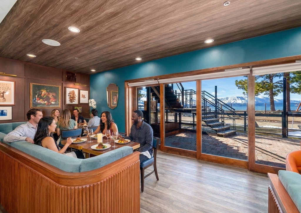 Lakeside Dining with Guests